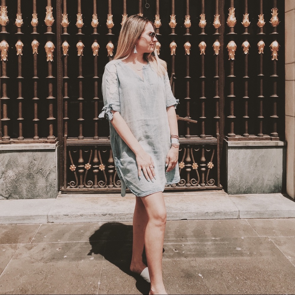 Denim Francesca’s Boutique Shift Dress